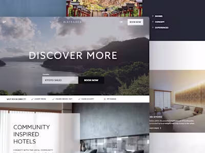 Wayfarer Hotels Bilingual Website | Matthew John Design