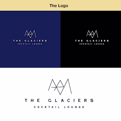 The Glaciers Cocktail Lounge (Branding)