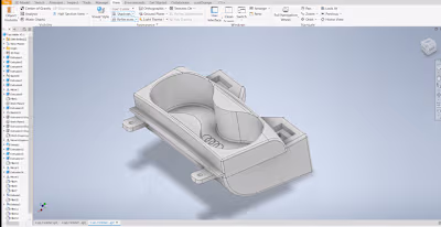 3D printable car cup holder