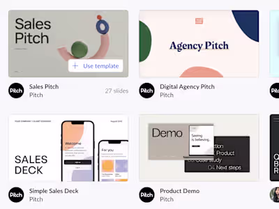 Presentation Design for Sales Pitch