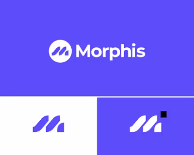 Morphis Logo - Modern 'M' Monogram Design