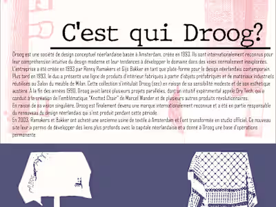 Droog Design Poster