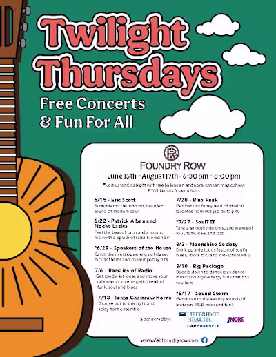 Cohesive Poster Series for Retail Center's Community Event