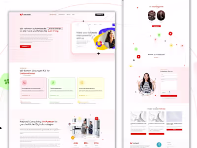 Business Consulting Platform – Webflow Development