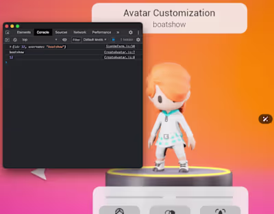 UE5 desktop UI avatar