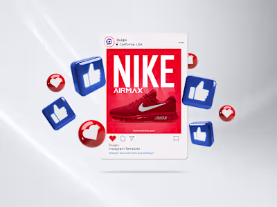 Social Media Post Design | Nike Outlet