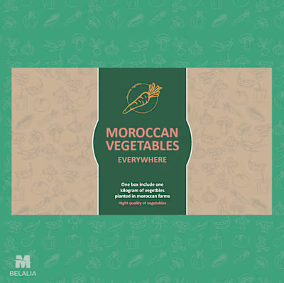 packaging A local vegetable brand on Behance