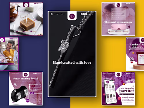 Social media content for an E-commerce brand