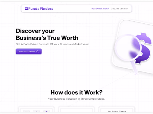 Instant Business Valuation Web Application