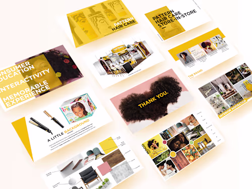 Presentation Deck for a Haircare Company