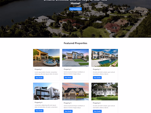 Real Estate Landing Page