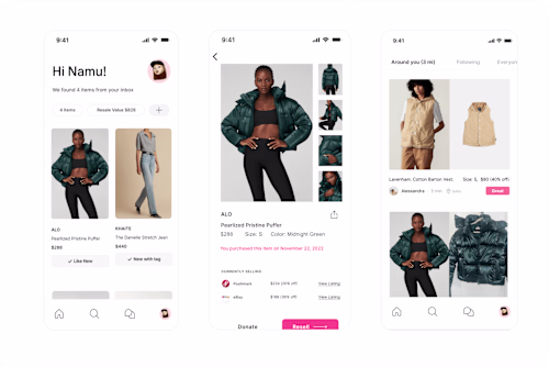 Product Design for Digital Closet App