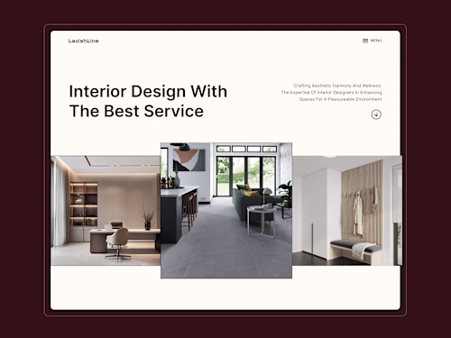Lavishline — Interior Design Studio Website