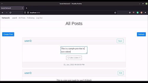 Basic Social Media App 