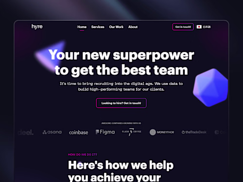 Hyre - Website Design