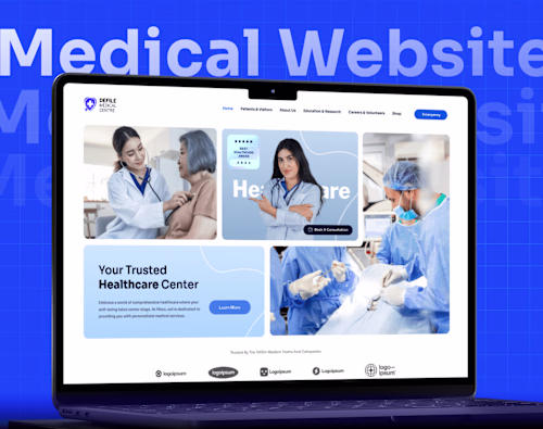 Medical Healthcare Website UI UX Design