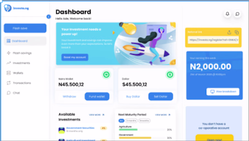 Simple way to save and track all your savings or investments