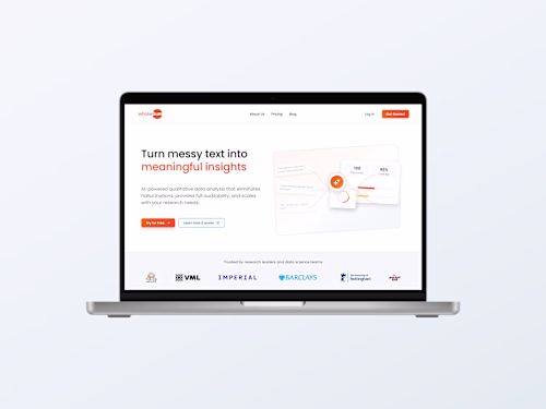 Qualitative Insights SaaS — UX/UI Case Study