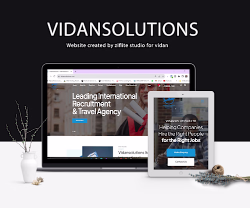 International Recruitment and Travel Agency website