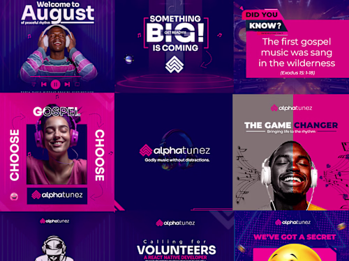 Social Media Design for Alphatunez Global