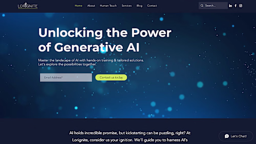 Lorignite Website Proofing