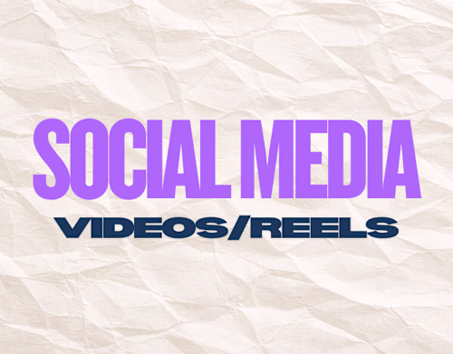 Social Media Videos/Reels [Portfolio Pieces]