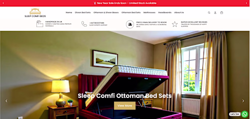 Shopify furniture store build with