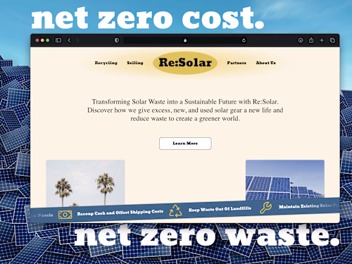 Solar Panel Website Redesign