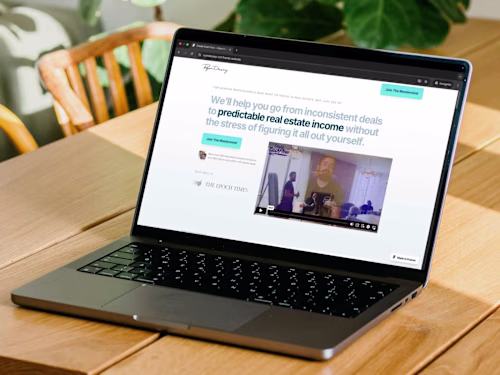 CCF Mastermind Landing Page Design