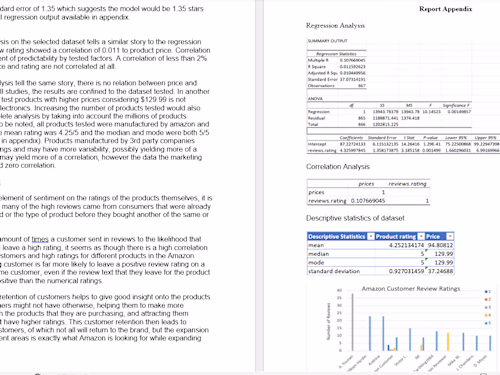 Amazon Product Review Research Report 