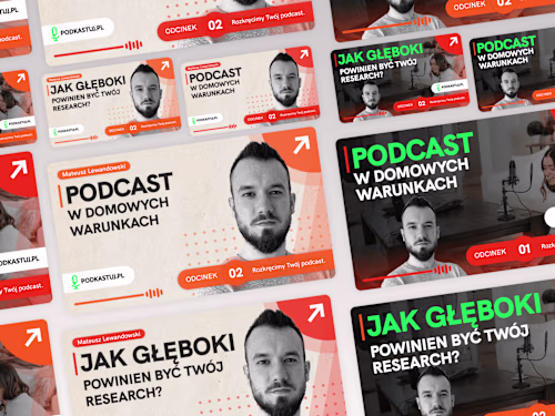 PodkastUP - Youtube thumbnails and Spotify podcast cover