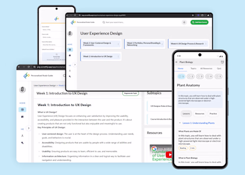 PERSONALISED STUDY GUIDE