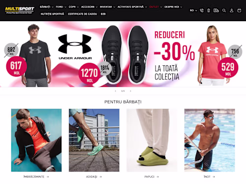 Multisport.md - Building a Bespoke E-commerce Experience