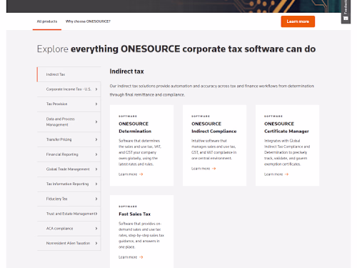 Tax Engine Migration - Vertex to Thompson Reuters ONESOURCE