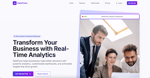 B2B SASS Landing Page
