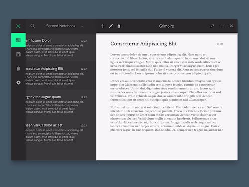 Grimoire Markdown Editor