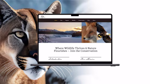 UX Case Study - Wildlife Preserve Website