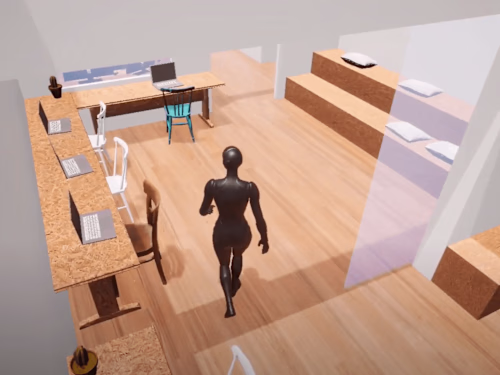 3D coworking space to play