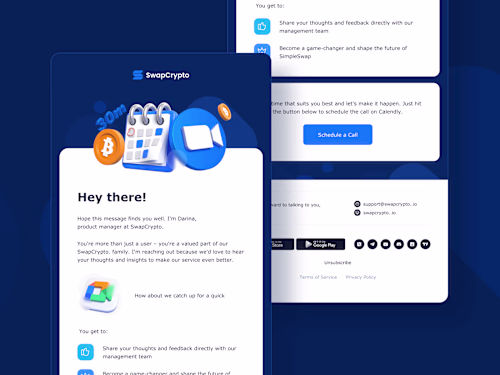 SwapCrypto Email Design