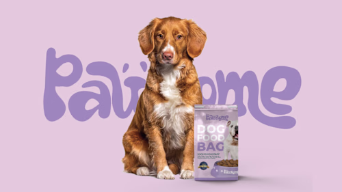 Dog Food brand identity, logo and Packaging design