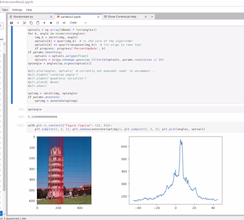 Image artifacts identification/removal
