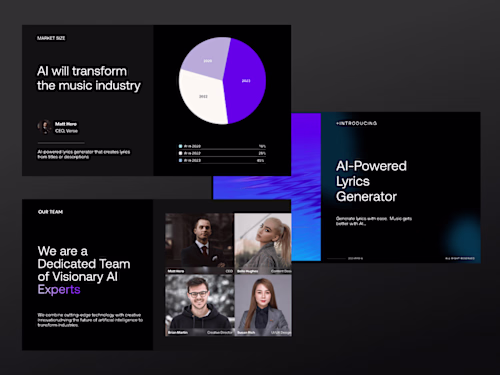 Innovative Startup Pitch Deck