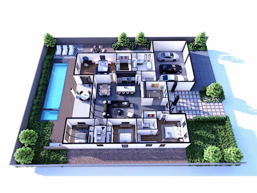 3d Floor Plan Rendering