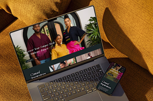 Luxury African Fashion E-commerce Experience for Anthony Edwards