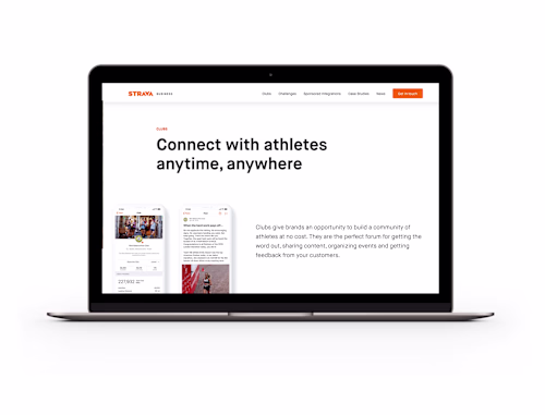 Strava Business Website