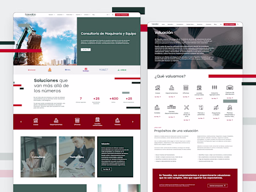Tasvalúo Website Redesign