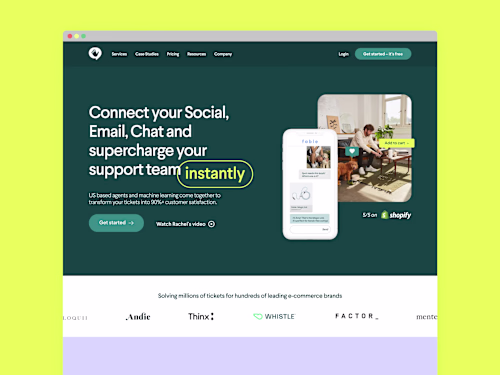 Website Redesign for a Customer Service Outsourcer