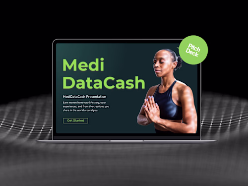 MediData Cash Pitch Deck Design