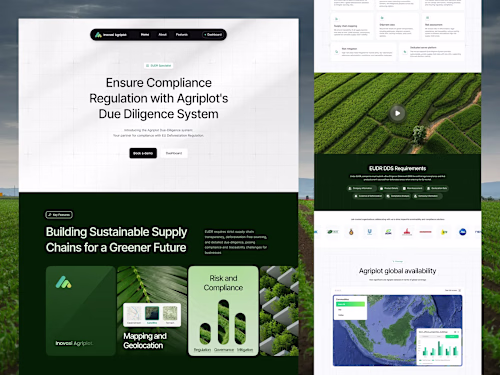 Agriplot | Landing Page Design & Webflow Development