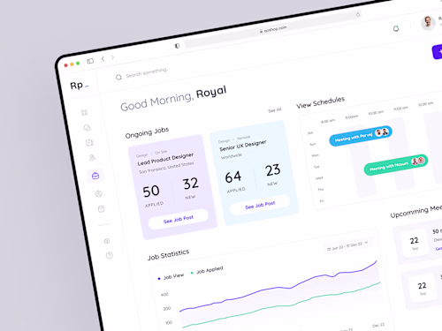HR Manangement Dashboard on Behance